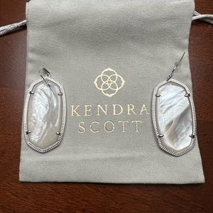 Kendra Scott Authentic Mother of Pearl Earrings